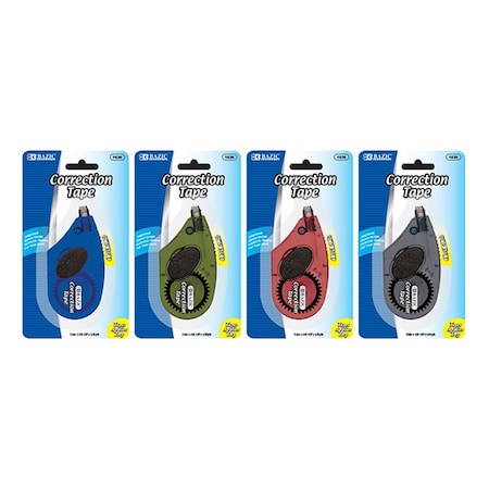 Bazic Products Bazic  1636  5 mm x 236" Correction Tape w/ Grip Pack of 24 1636